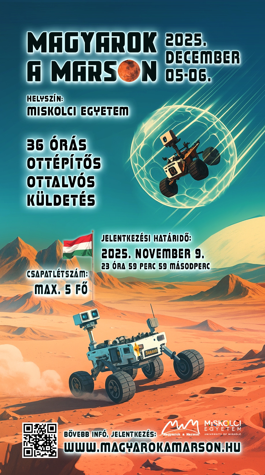 Magyarok A Marson 2025 felhivas 2